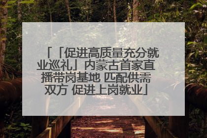「促进高质量充分就业巡礼」内蒙古首家直播带岗基地 匹配供需双方 促进上岗就业