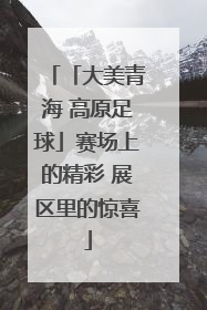 「大美青海 高原足球」赛场上的精彩 展区里的惊喜