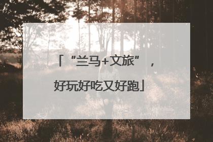“兰马+文旅”，好玩好吃又好跑