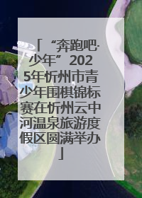 “奔跑吧·少年”2025年忻州市青少年围棋锦标赛在忻州云中河温泉旅游度假区圆满举办