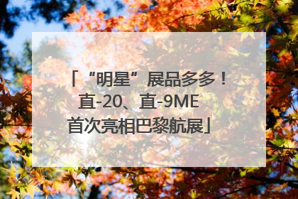 “明星”展品多多！直-20、直-9ME首次亮相巴黎航展