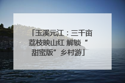 玉溪元江：三千亩荔枝映山红 解锁“甜蜜版”乡村游