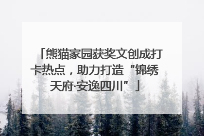 熊猫家园获奖文创成打卡热点，助力打造“锦绣天府·安逸四川”