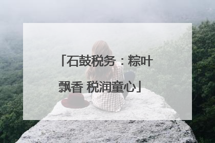 石鼓税务：粽叶飘香 税润童心