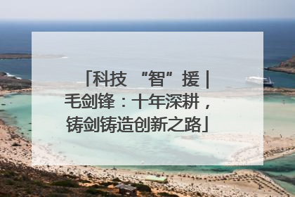 科技 “智”援｜毛剑锋：十年深耕，铸剑铸造创新之路
