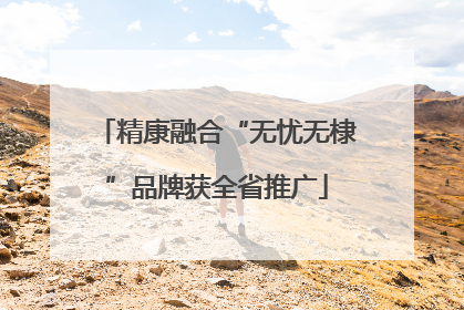 精康融合“无忧无棣”品牌获全省推广