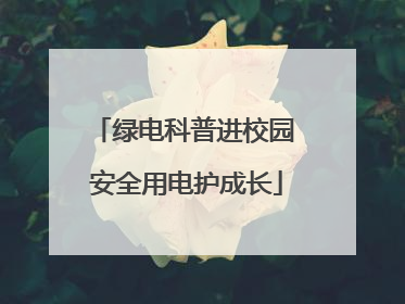 绿电科普进校园 安全用电护成长