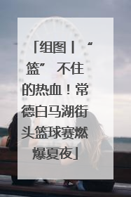 组图丨“篮” 不住的热血！常德白马湖街头篮球赛燃爆夏夜