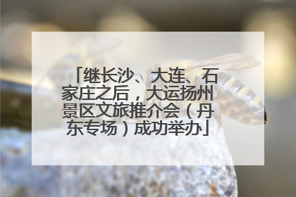 继长沙、大连、石家庄之后，大运扬州景区文旅推介会（丹东专场）成功举办