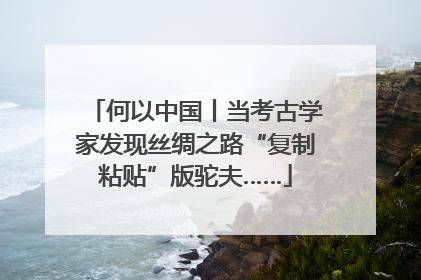 何以中国丨当考古学家发现丝绸之路“复制粘贴”版驼夫……