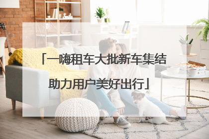 一嗨租车大批新车集结 助力用户美好出行
