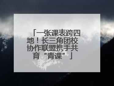 一张课表跨四地！长三角团校协作联盟携手共育“青课”