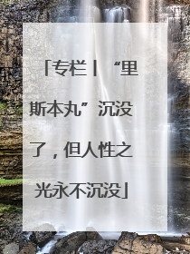 专栏丨“里斯本丸”沉没了，但人性之光永不沉没