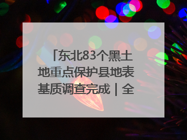东北83个黑土地重点保护县地表基质调查完成｜全国“土地日”