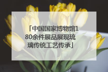 中国国家博物馆180余件展品展现琉璃传统工艺传承