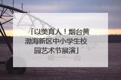 以美育人！烟台黄渤海新区中小学生校园艺术节展演