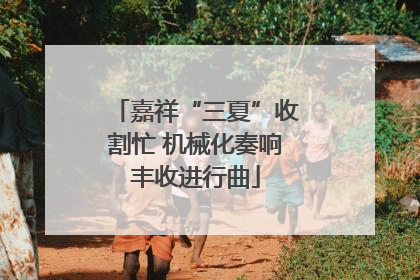 嘉祥“三夏”收割忙 机械化奏响丰收进行曲