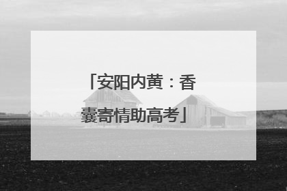 安阳内黄：香囊寄情助高考