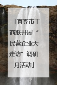 宜宾市工商联开展“民营企业大走访”调研月活动