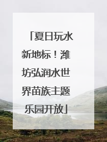 夏日玩水新地标！潍坊弘润水世界苗族主题乐园开放