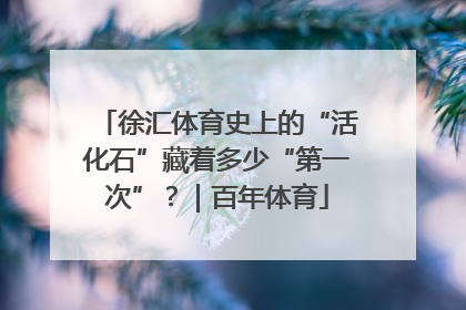 徐汇体育史上的“活化石”藏着多少“第一次”？｜百年体育