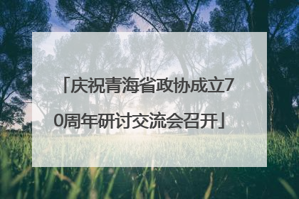 庆祝青海省政协成立70周年研讨交流会召开