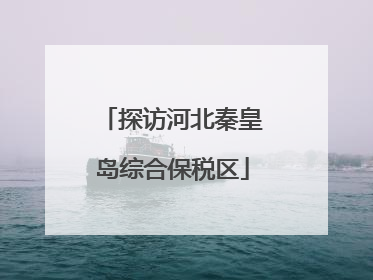 探访河北秦皇岛综合保税区