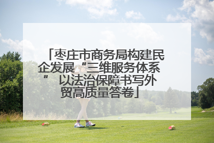 枣庄市商务局构建民企发展“三维服务体系” 以法治保障书写外贸高质量答卷