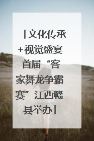 文化传承+视觉盛宴 首届“客家舞龙争霸赛”江西赣县举办