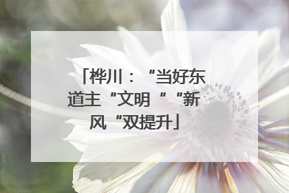 桦川：“当好东道主“文明““新风“双提升