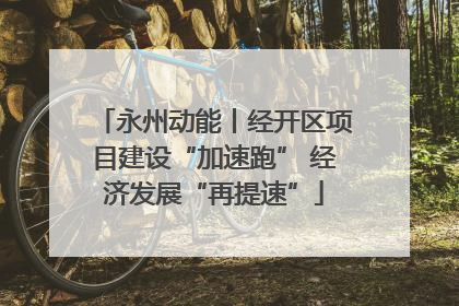 永州动能丨经开区项目建设“加速跑” 经济发展“再提速”