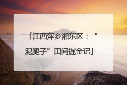 江西萍乡湘东区：“泥腿子”田间掘金记