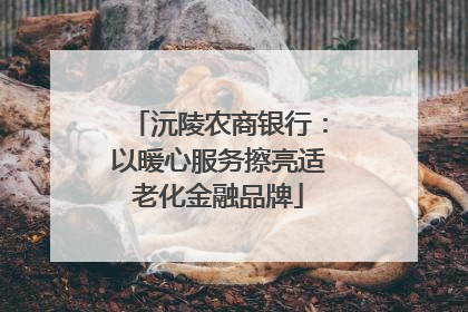 沅陵农商银行：以暖心服务擦亮适老化金融品牌
