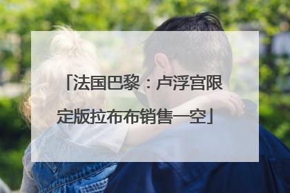 法国巴黎：卢浮宫限定版拉布布销售一空