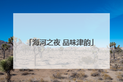 海河之夜 品味津韵