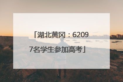 湖北黄冈：62097名学生参加高考