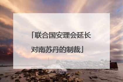 联合国安理会延长对南苏丹的制裁