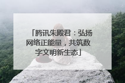 腾讯朱殿君：弘扬网络正能量，共筑数字文明新生态