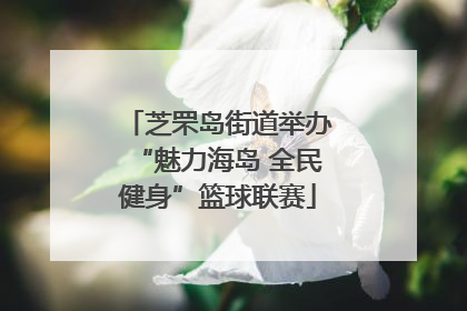 芝罘岛街道举办“魅力海岛 全民健身”篮球联赛