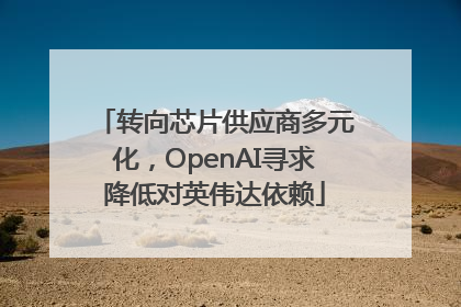 转向芯片供应商多元化，OpenAI寻求降低对英伟达依赖