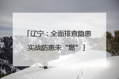 辽宁：全面排查隐患 实战防患未“燃”