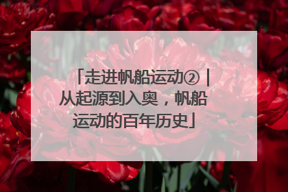 走进帆船运动②｜从起源到入奥，帆船运动的百年历史