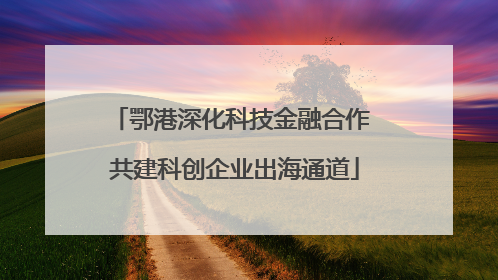 鄂港深化科技金融合作 共建科创企业出海通道