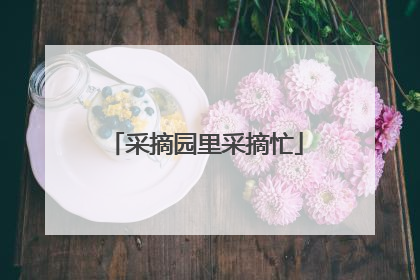 采摘园里采摘忙