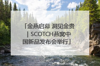 金燕启幕 洞见金贵｜SCOTCH燕窝中国新品发布会举行