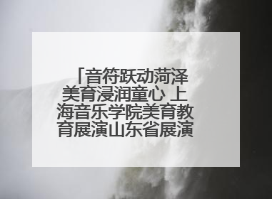 音符跃动菏泽 美育浸润童心 上海音乐学院美育教育展演山东省展演·菏泽站落幕