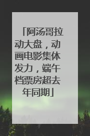 阿汤哥拉动大盘，动画电影集体发力，端午档票房超去年同期
