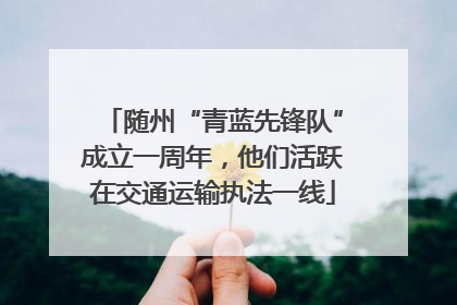 随州“青蓝先锋队”成立一周年，他们活跃在交通运输执法一线