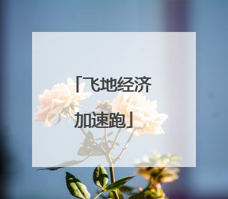 飞地经济加速跑