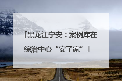 黑龙江宁安：案例库在综治中心“安了家”